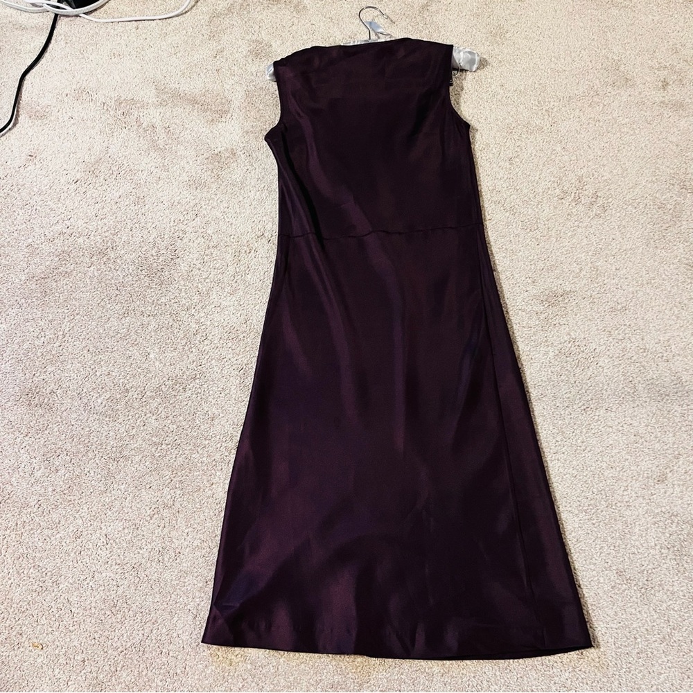 Diane Von Furstenberg NWT TWO Dresses Purple WRAP Dress & Matching SLIP Dress - Picture 14 of 14